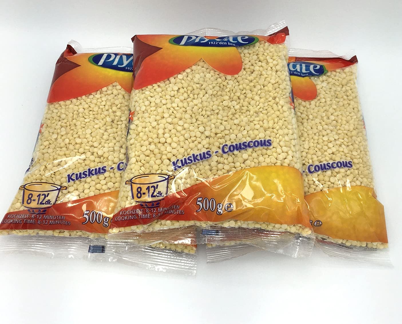 Amazon.com : Piyale Couscous 500g PACK of 3 (kuskus : Grocery